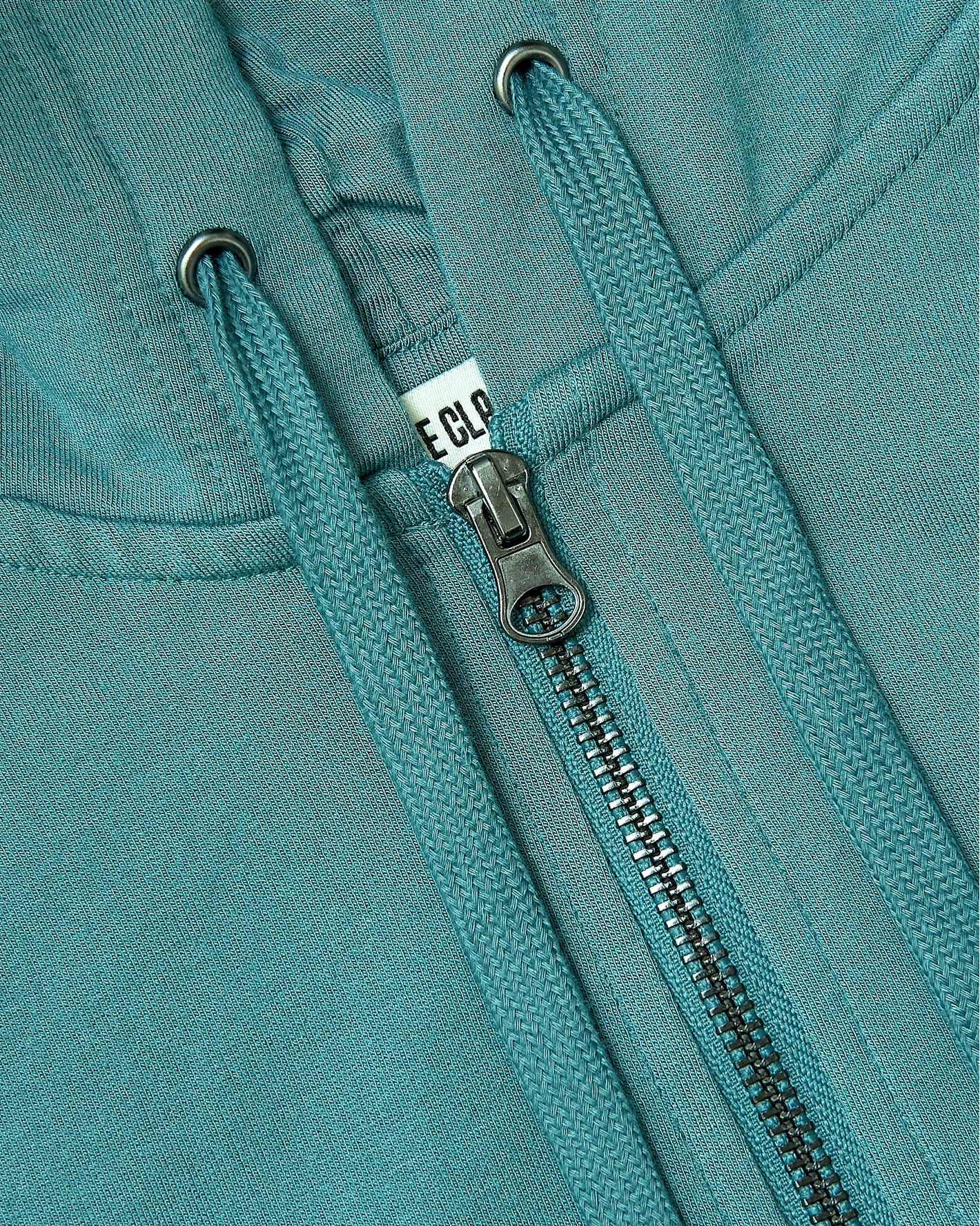 Womens Stormcloud Crop Zip Hoodie