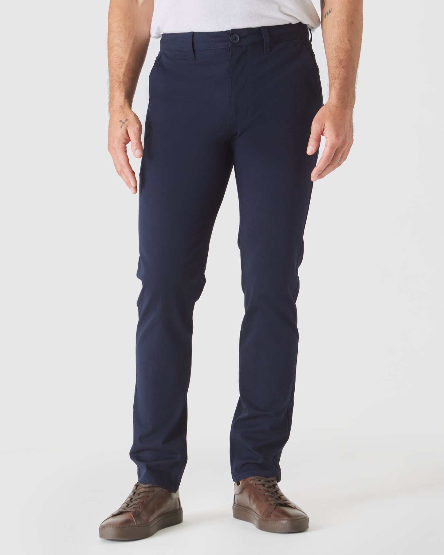 Navy Slim Twill Chino