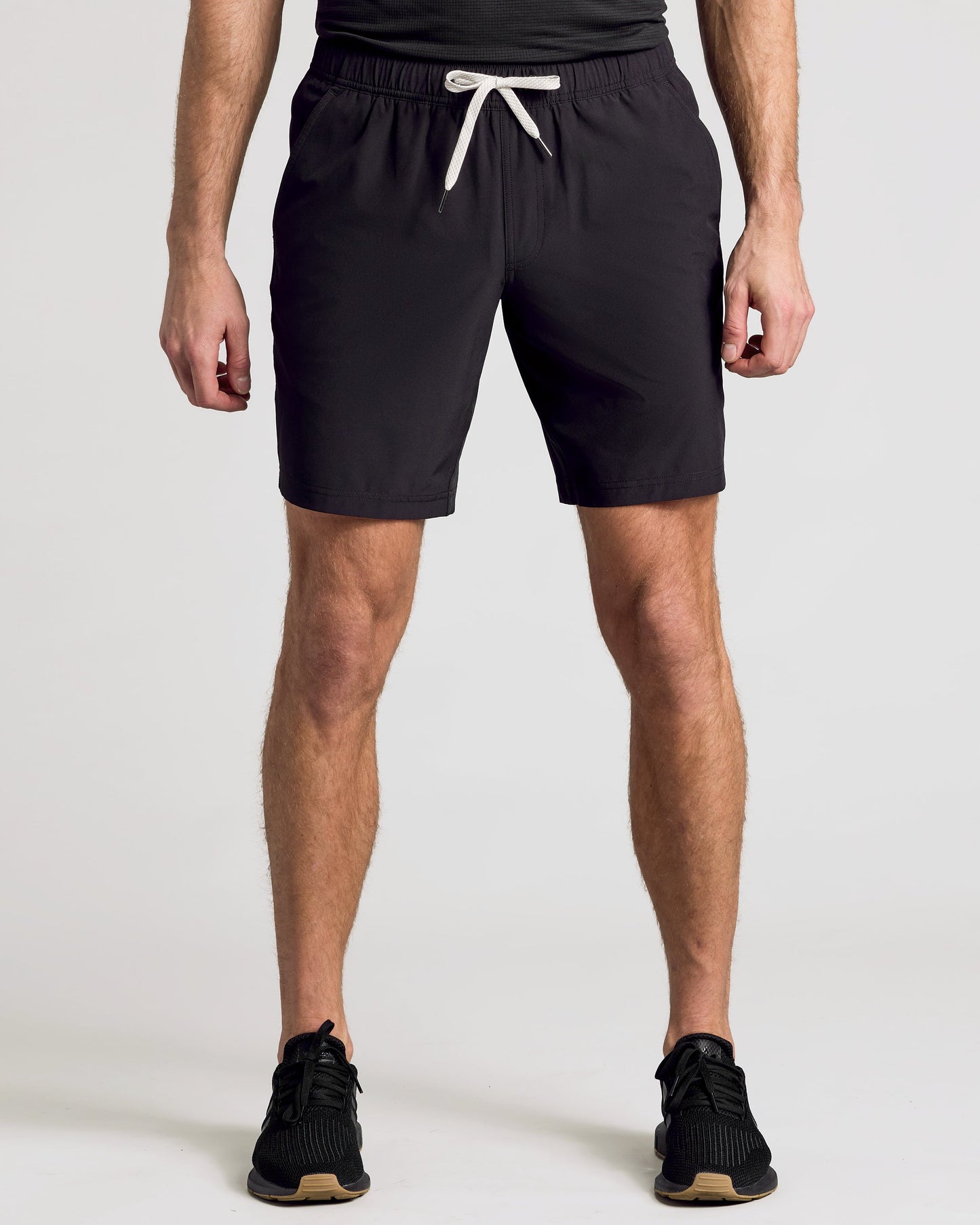 9" Black Active Quick Dry Shorts