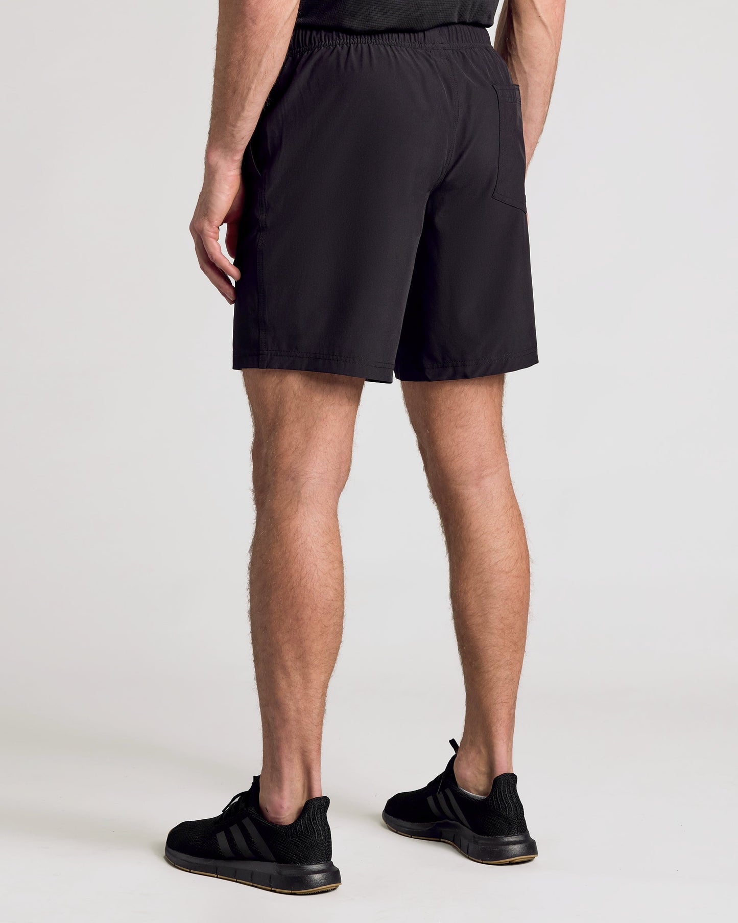 9" Black Active Quick Dry Shorts