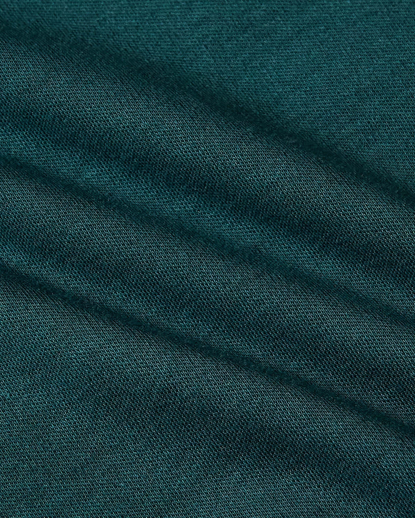 Girls Deep Emerald Cropped Boxy Crew Neck Tee