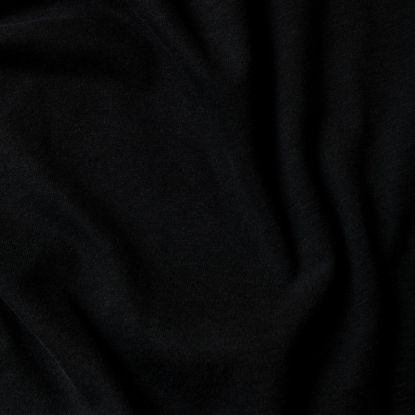 Black Tall Round Hem Crew Neck T-Shirt
