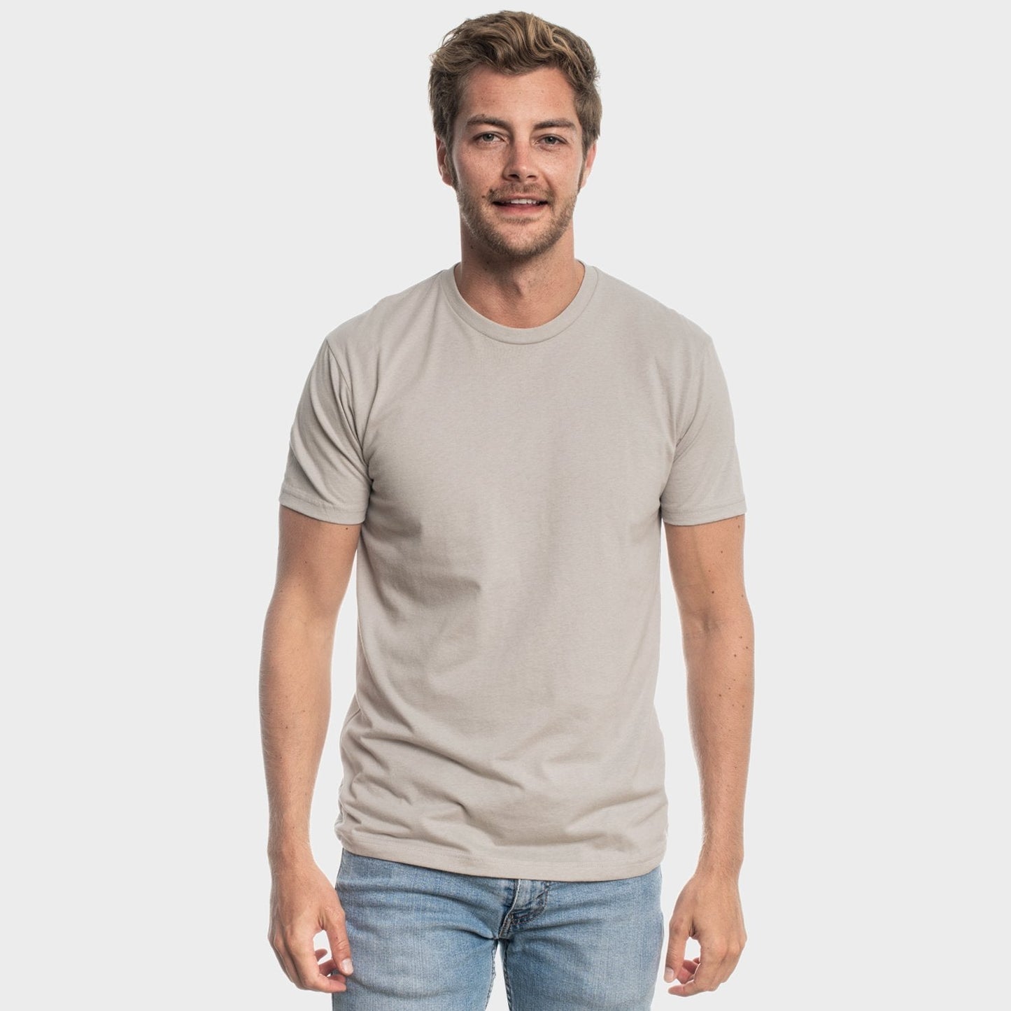 Sand Short Sleeve Crew Neck Tee