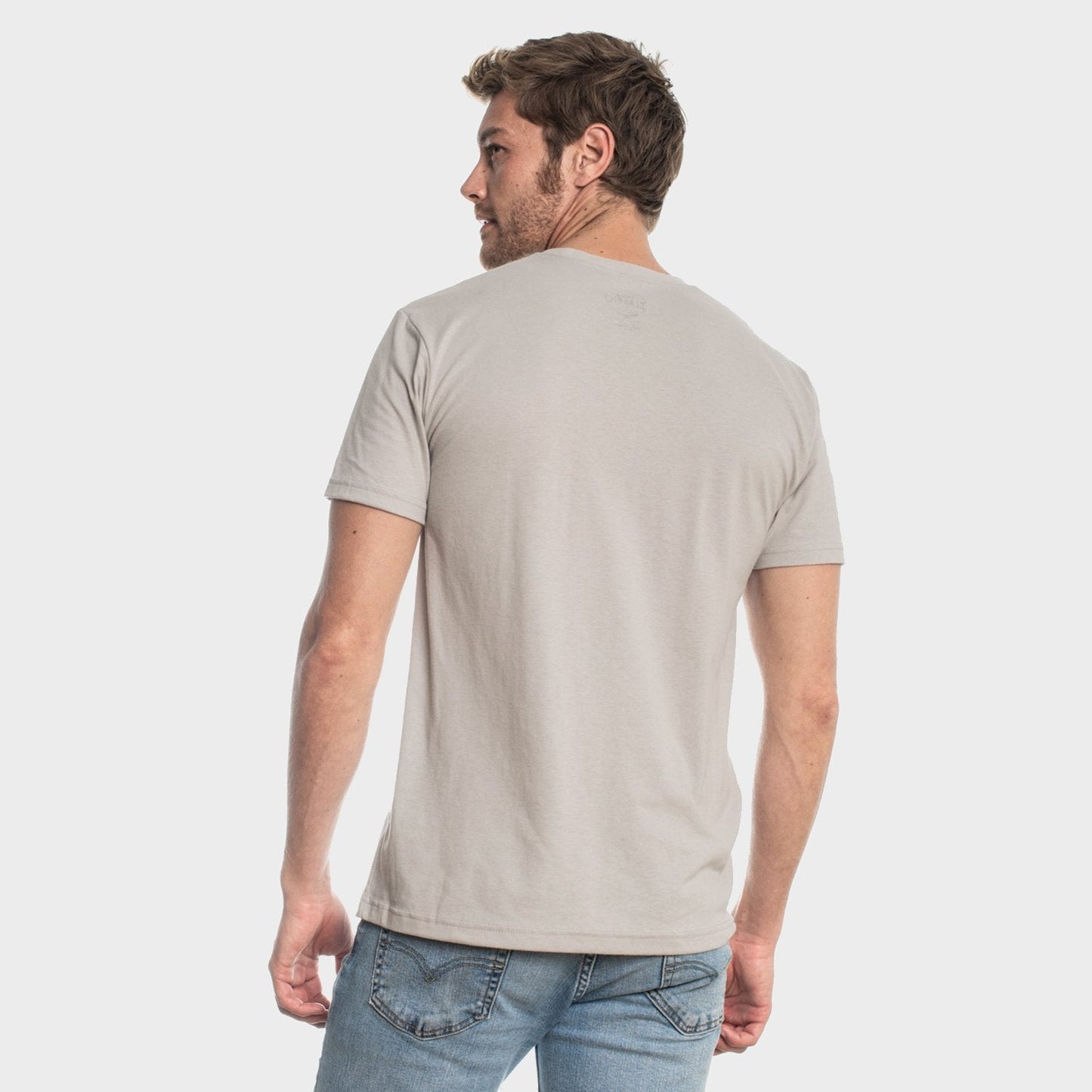 Sand Short Sleeve Crew Neck Tee