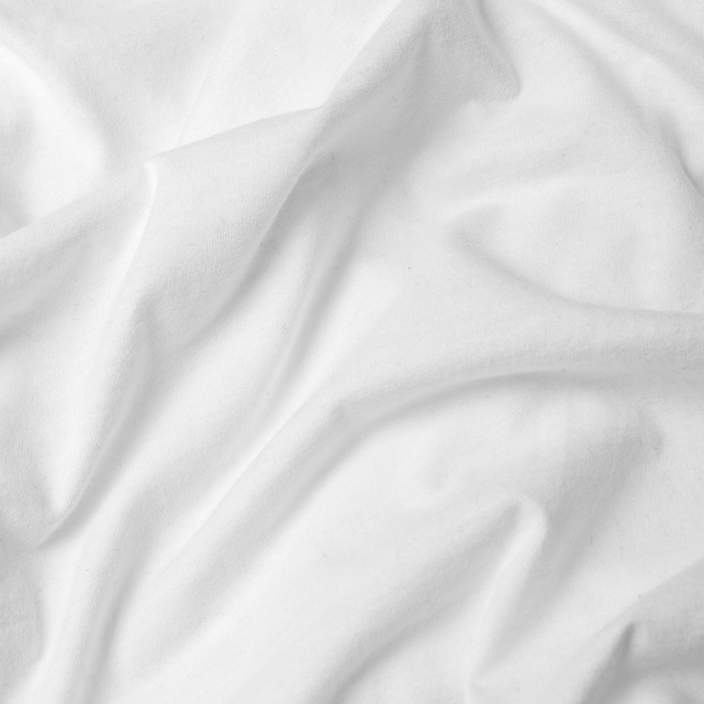 White Tall Round Hem Crew Neck T-Shirt