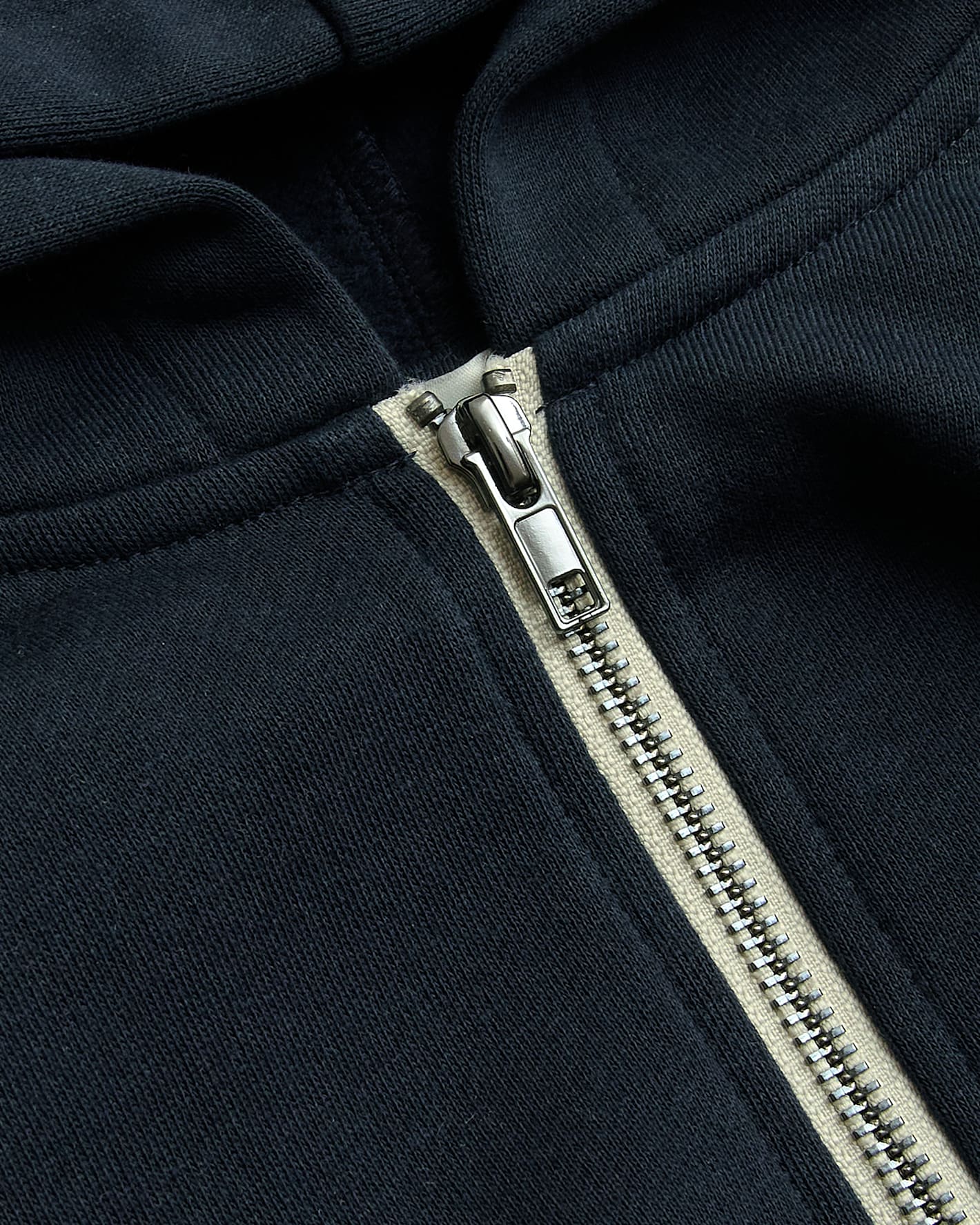 Boys' Navy Fleece Full Zip Hoodie
