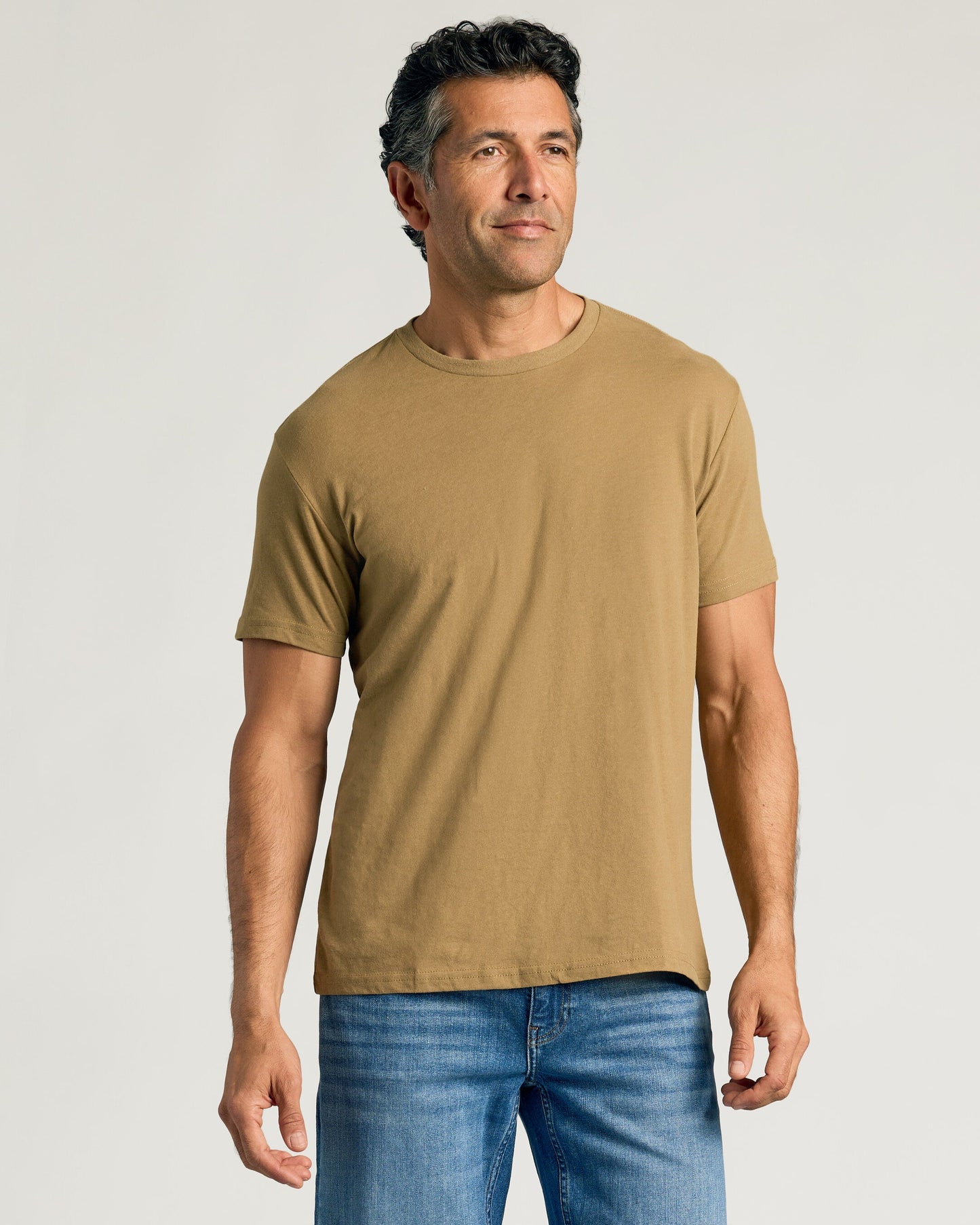 Tan 499 Classic Crew Neck
