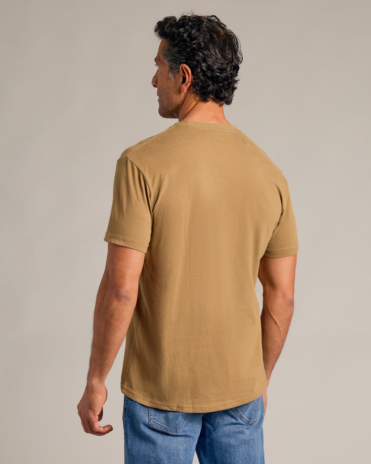 Tan 499 Classic Crew Neck