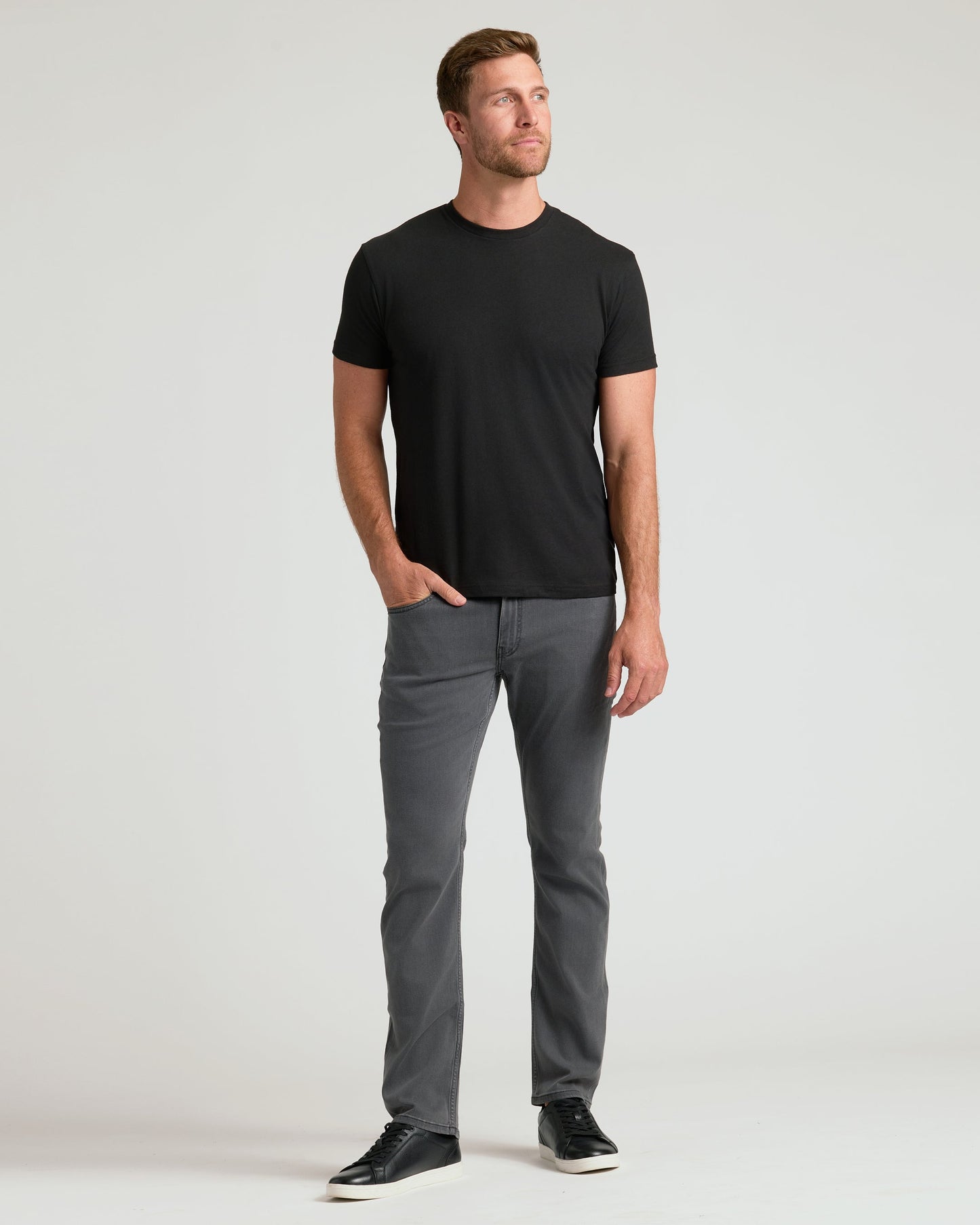 Black Classic Crew Neck