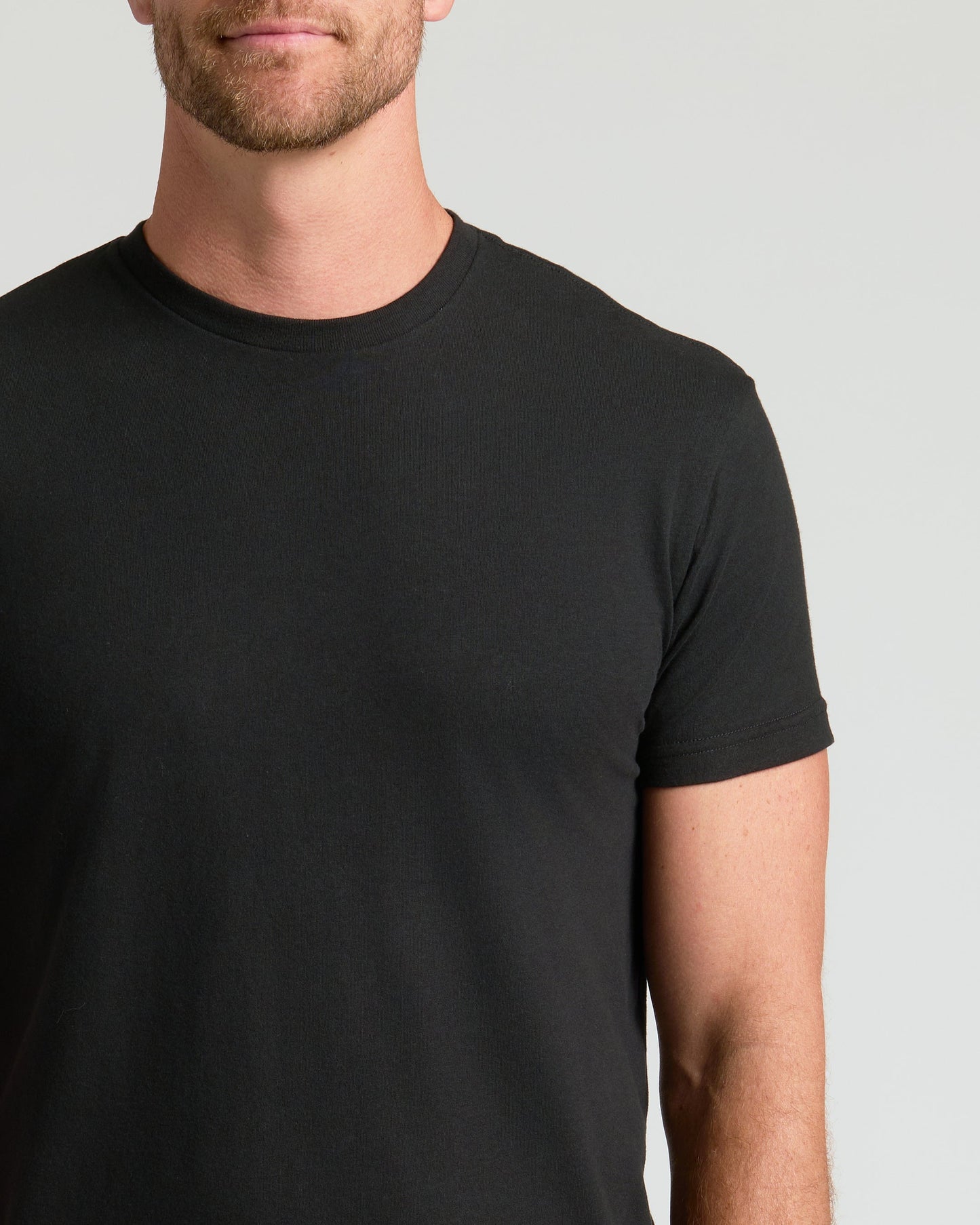 Black Classic Crew Neck