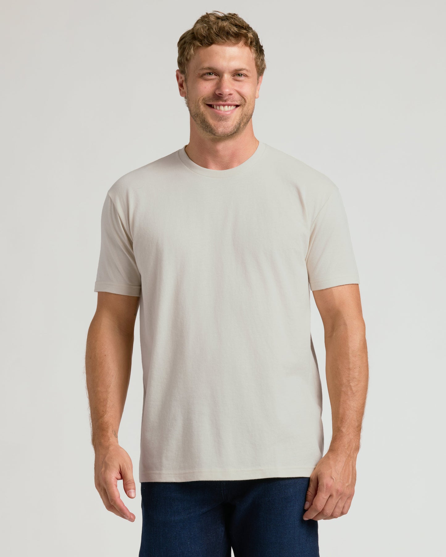Sandstone Short Sleeve Crew Neck Tee