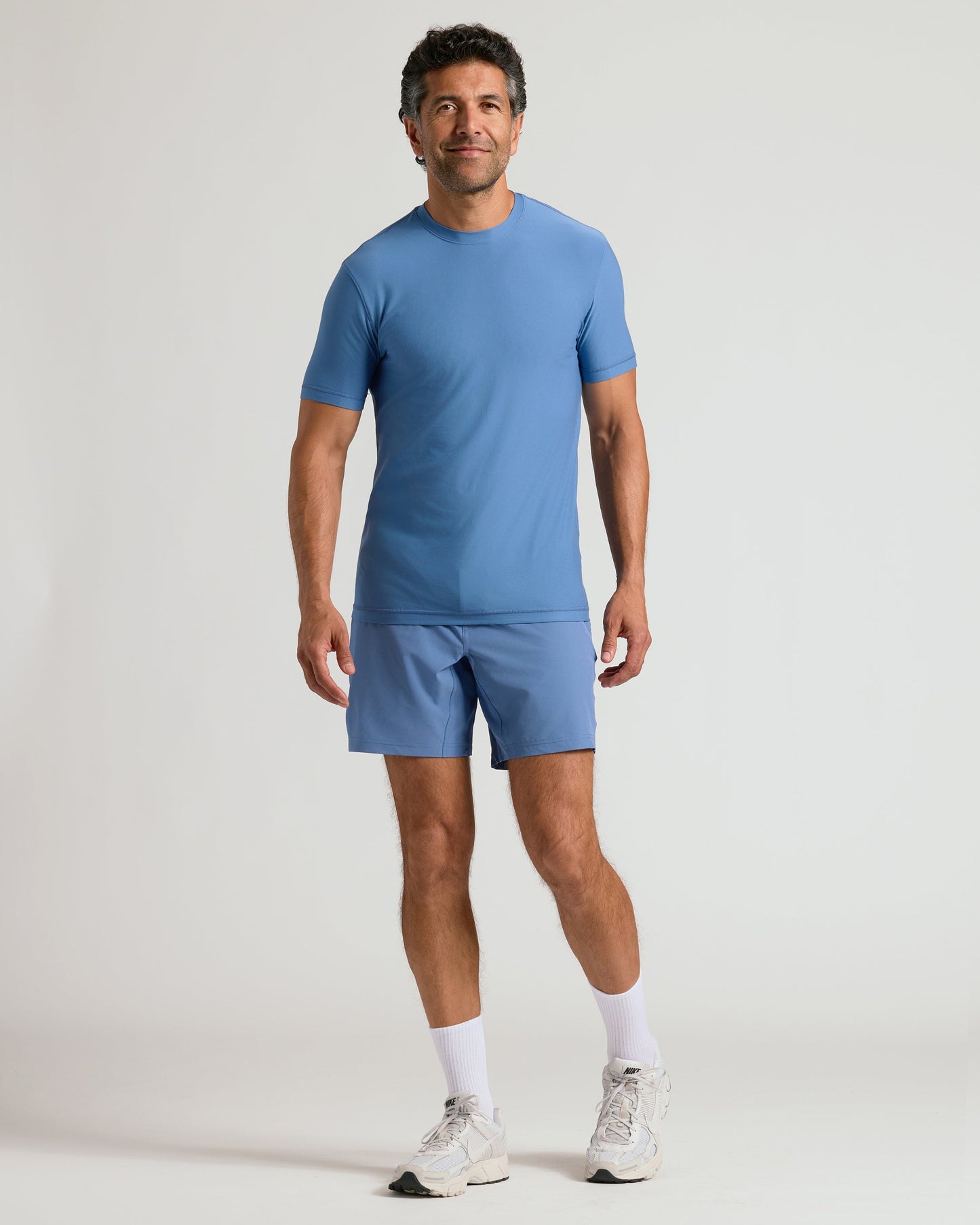 Azul Active Crew Neck Tee