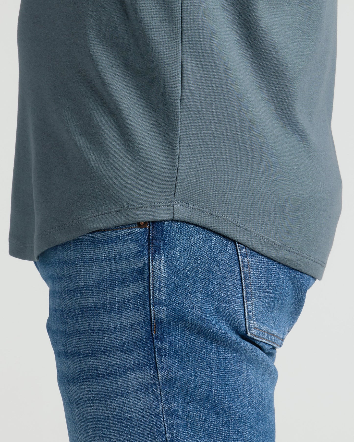 Tempest Pima Crew Curved Hem