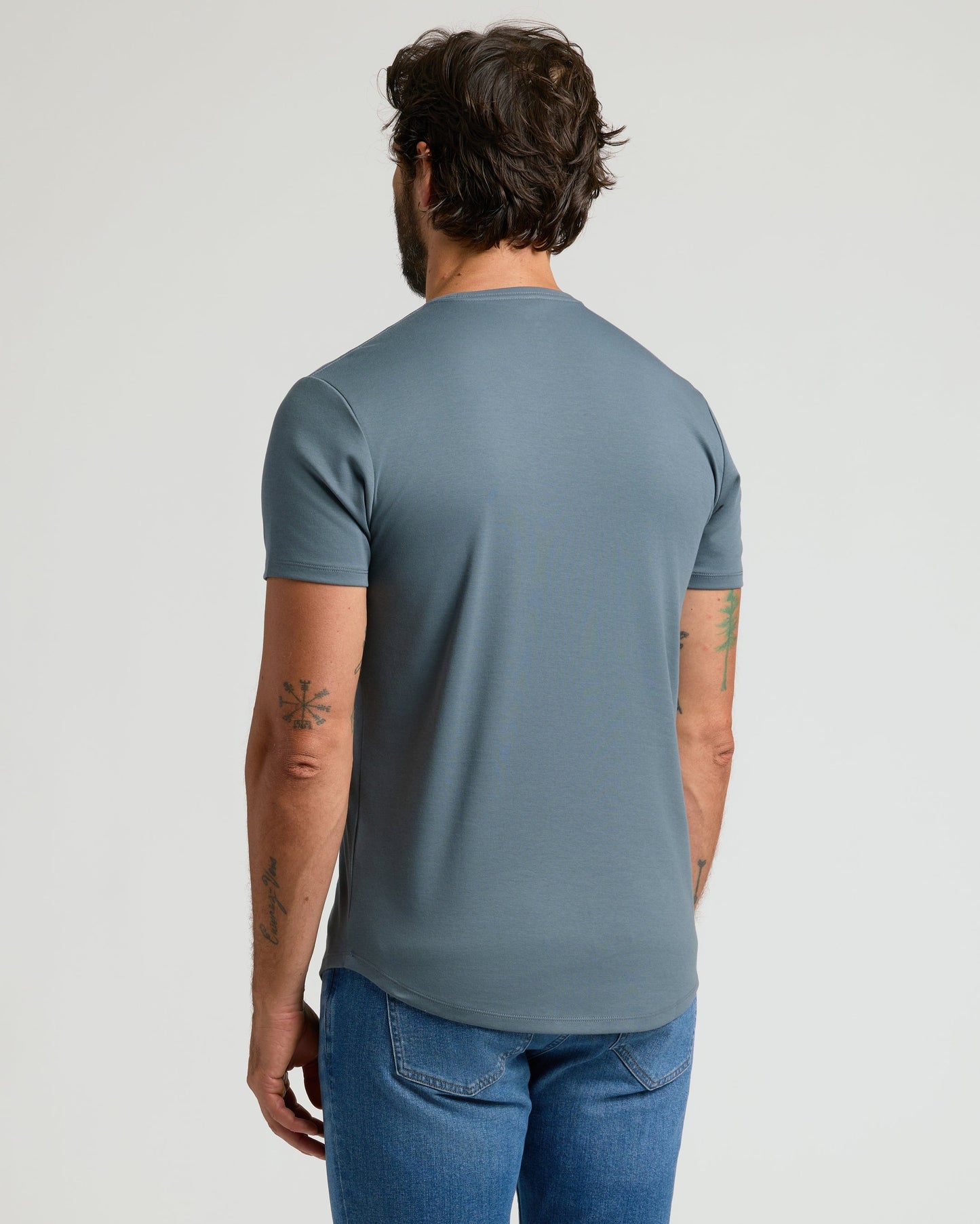 Tempest Pima Crew Curved Hem
