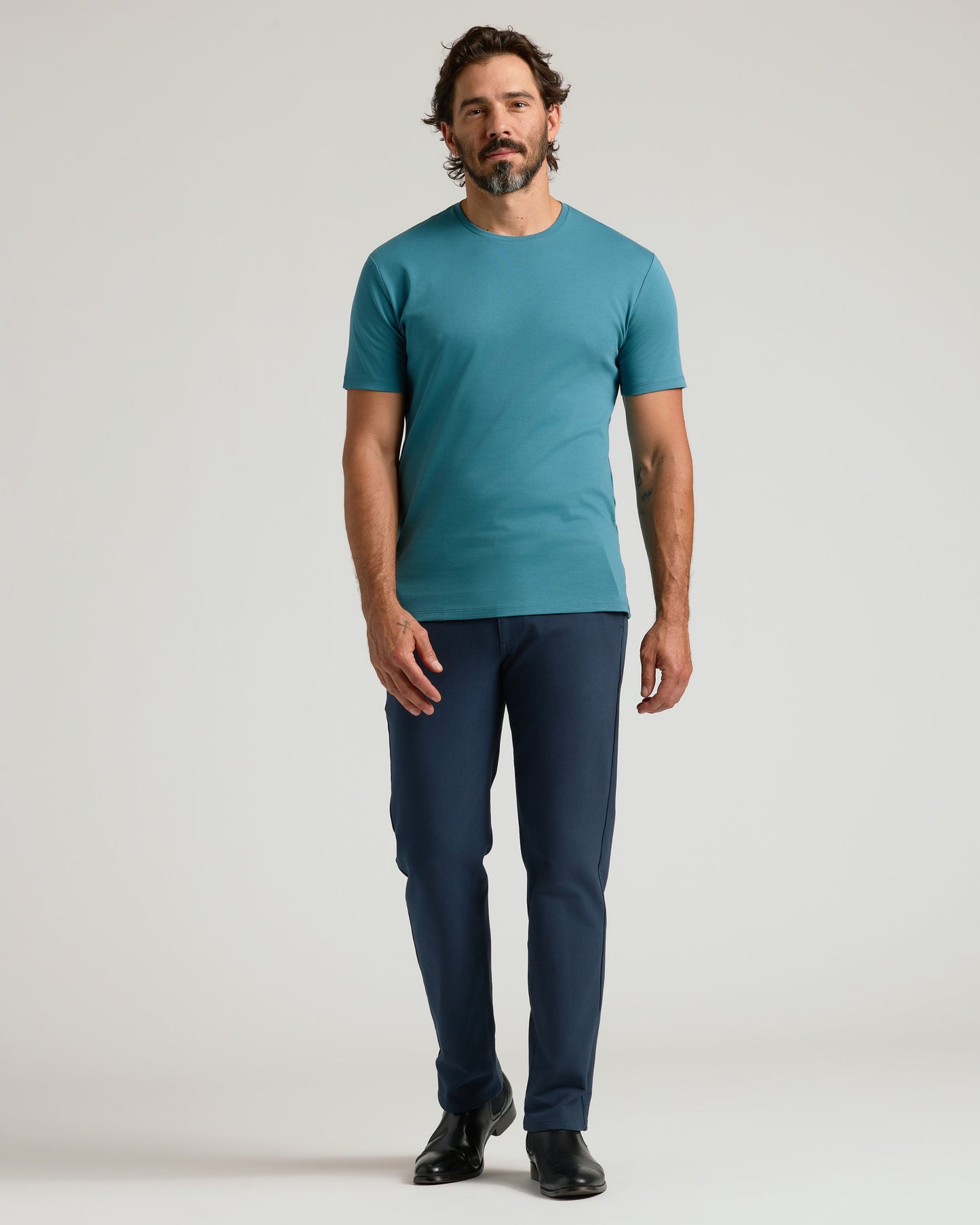 Sapphire Pima Crew Neck