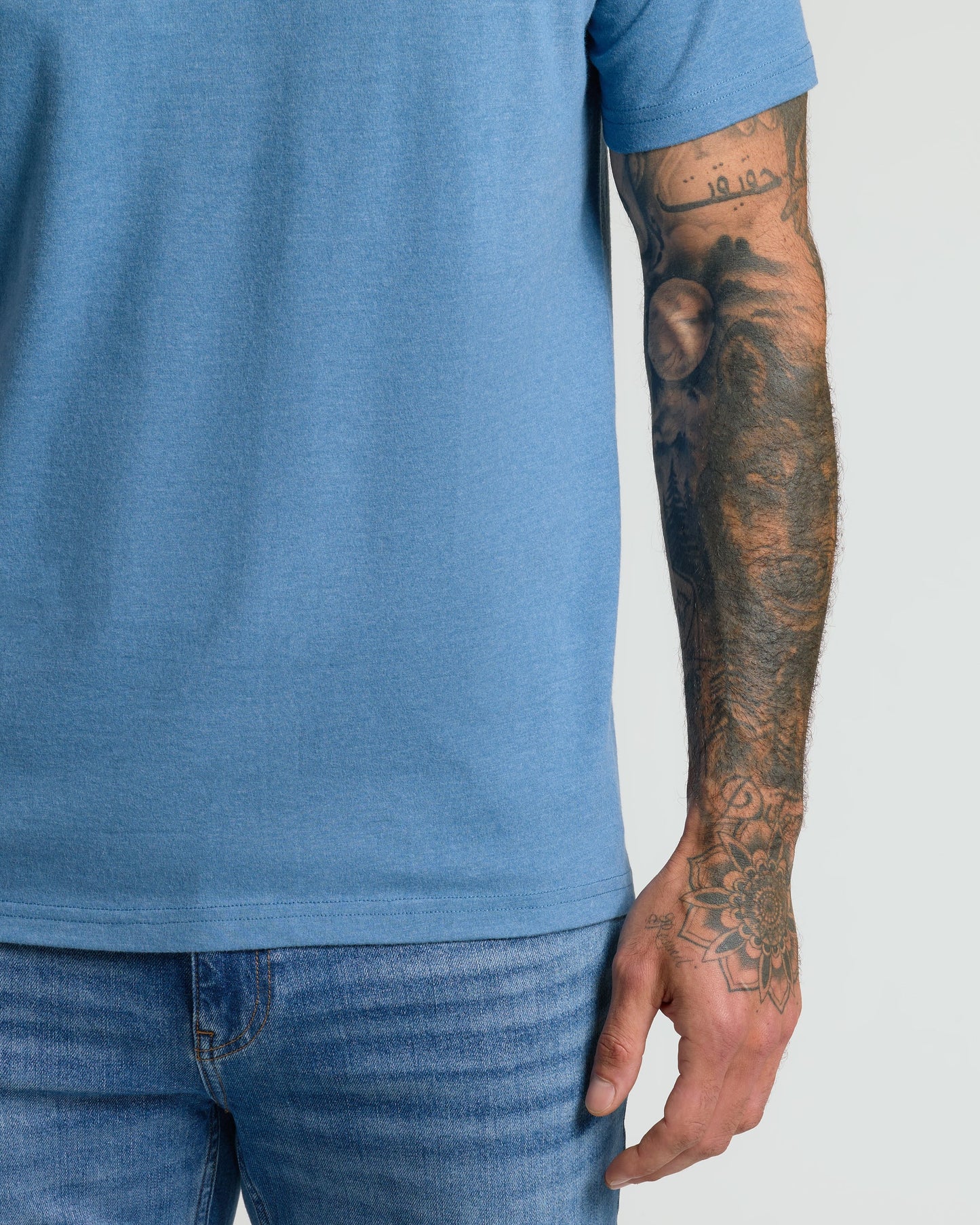 Dark Heather Blue Lake Classic V-Neck