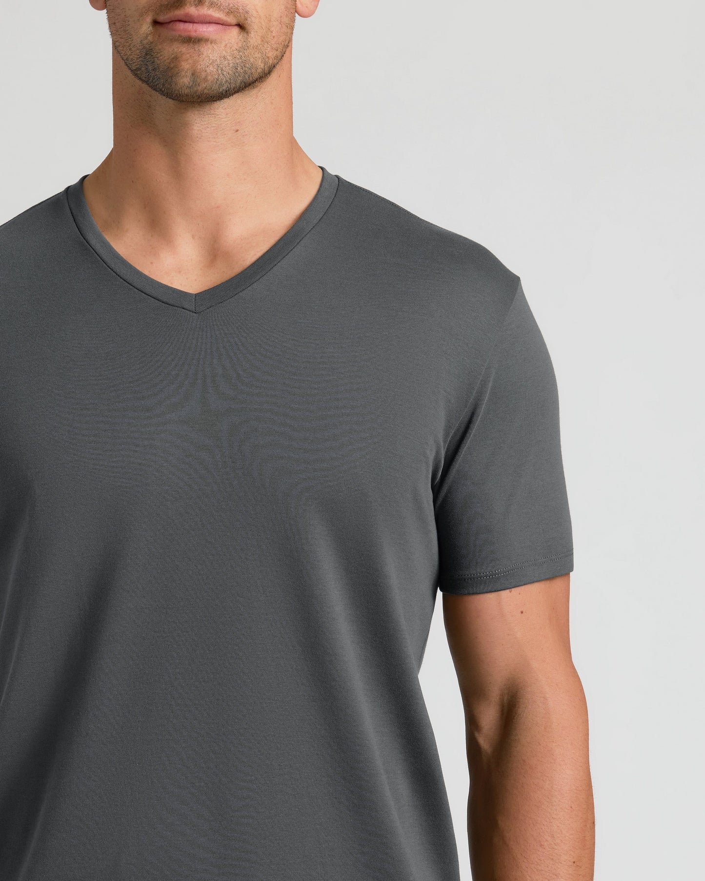 Carbon Pima V-Neck