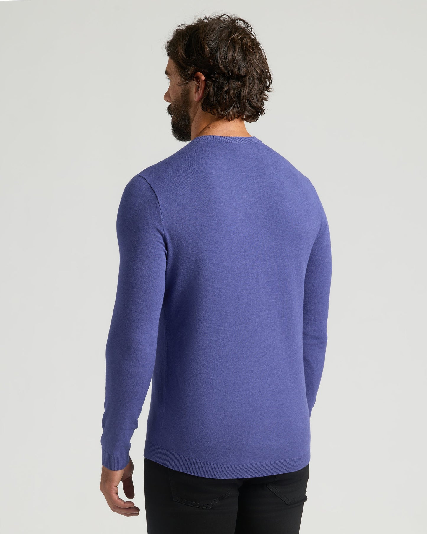 Blueberry Dressy V-Neck Sweater