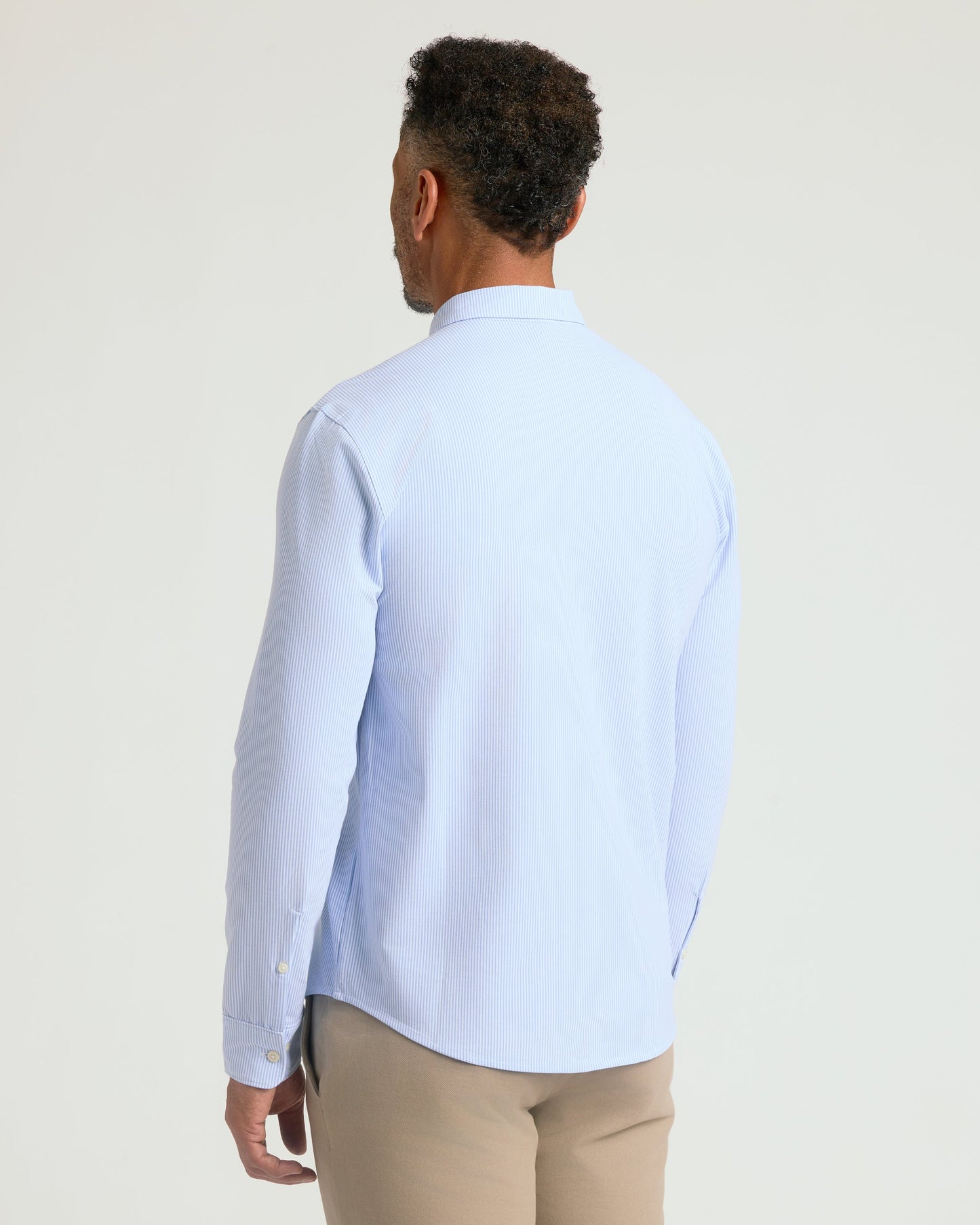Blue Stripe Stretch Oxford 2.0