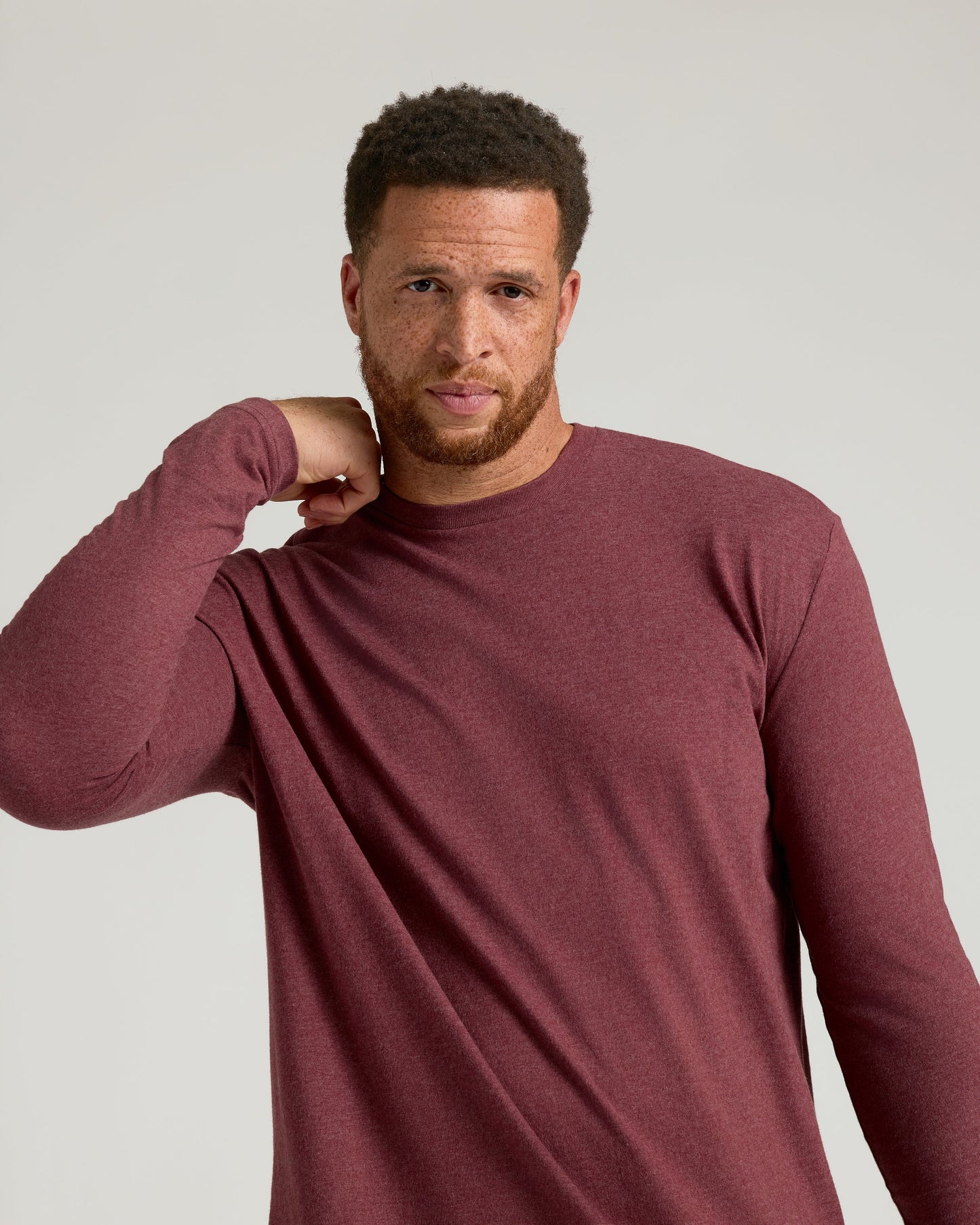 Dark Heather Clovewood Tall Long Sleeve T-Shirt