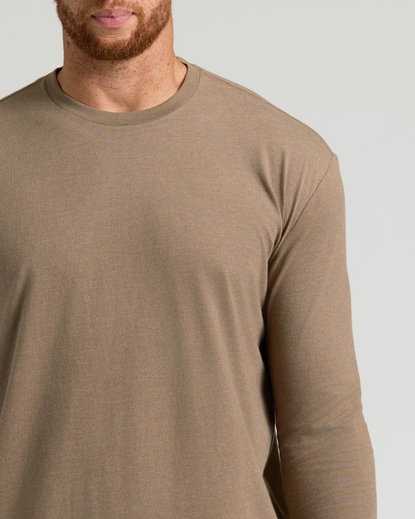 Dark Heather Sagewood Tall Long Sleeve T-Shirt