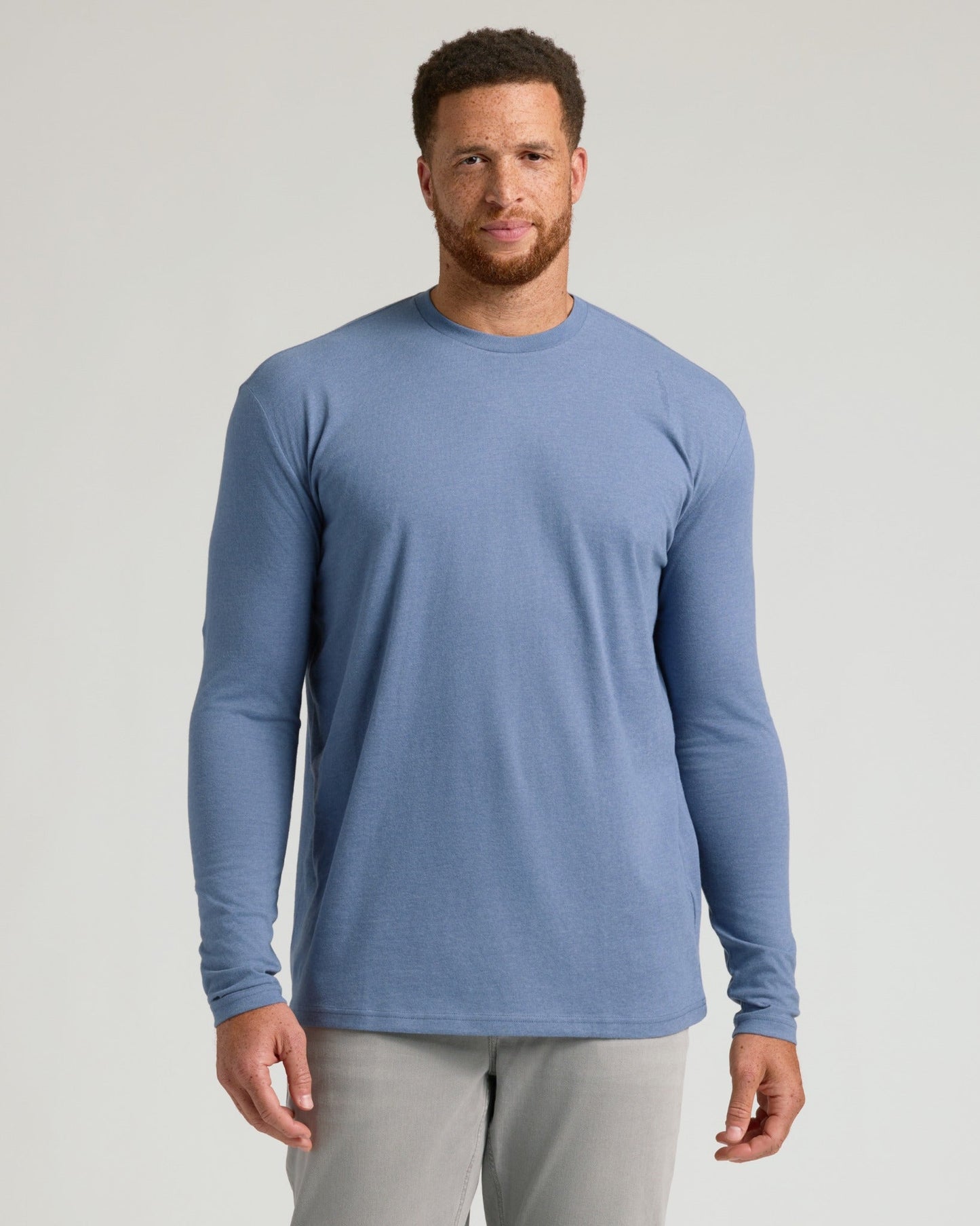 Dark Heather Vintage Navy Tall Long Sleeve T-Shirt