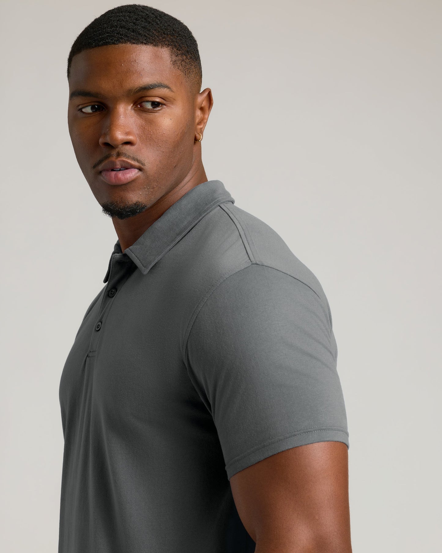 Carbon Short Sleeve Tall Polo
