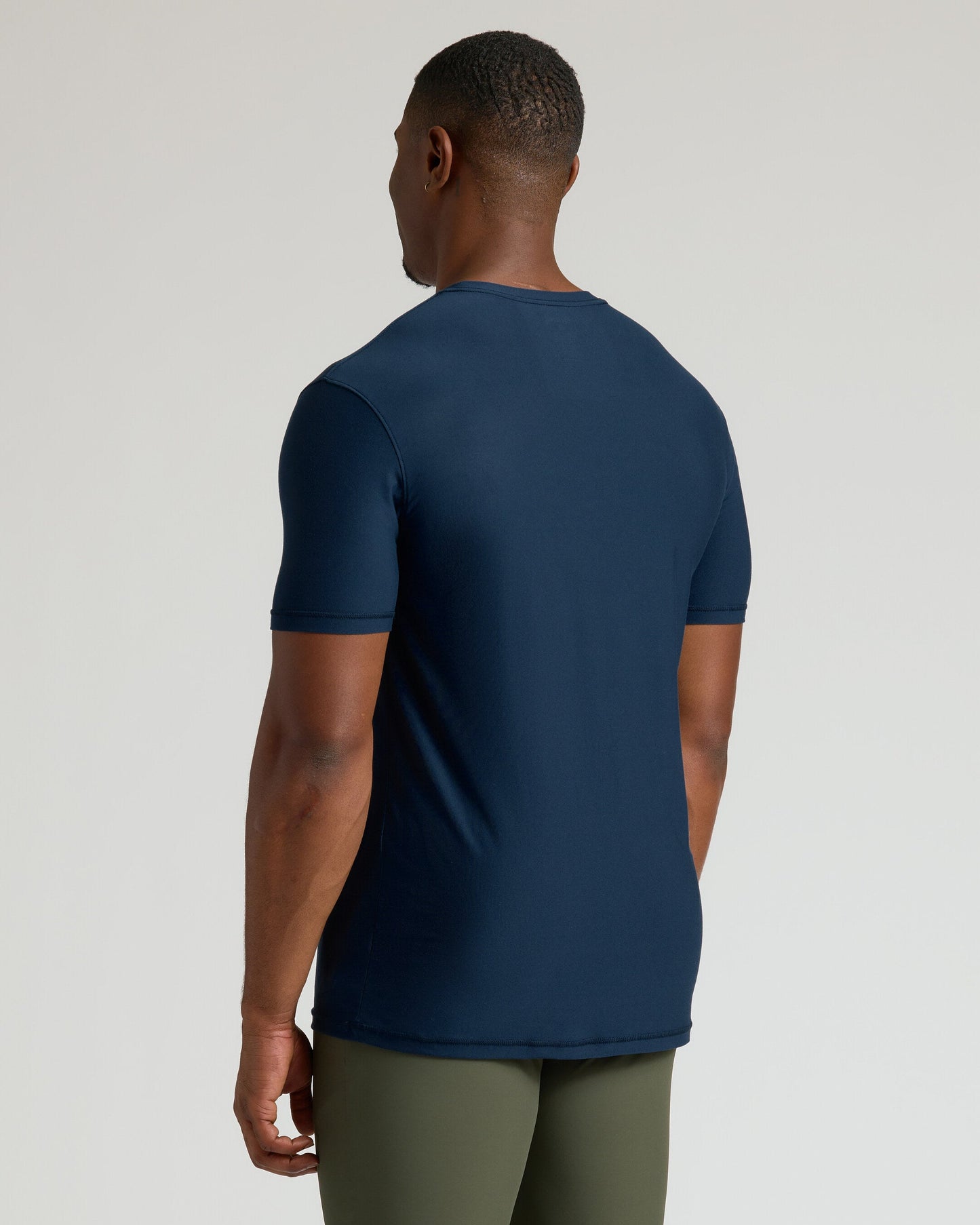 Navy Tall Active Crew Neck 2.0