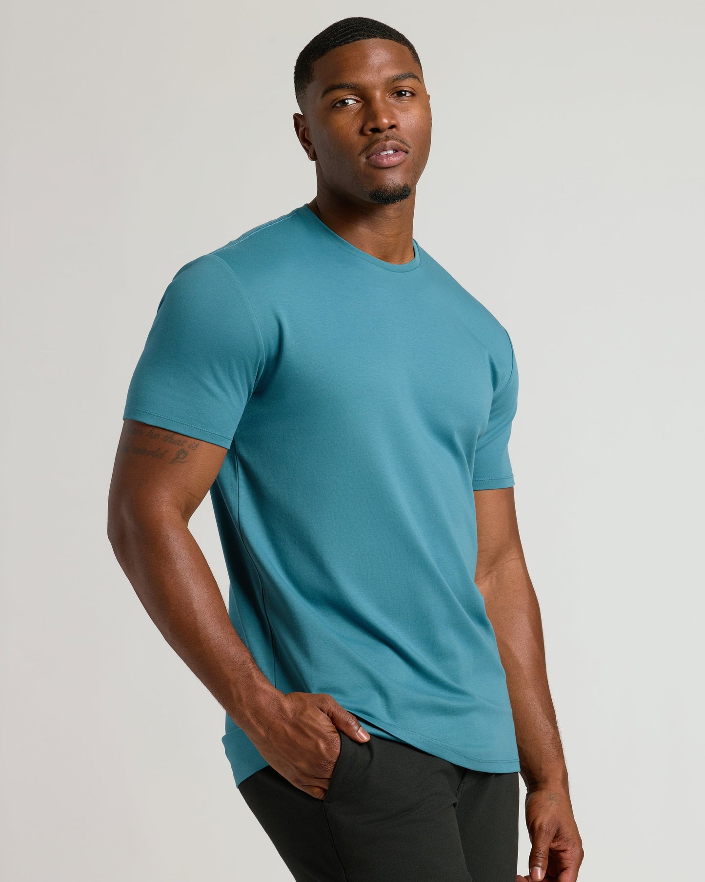 Sapphire Tall Pima Crew Neck