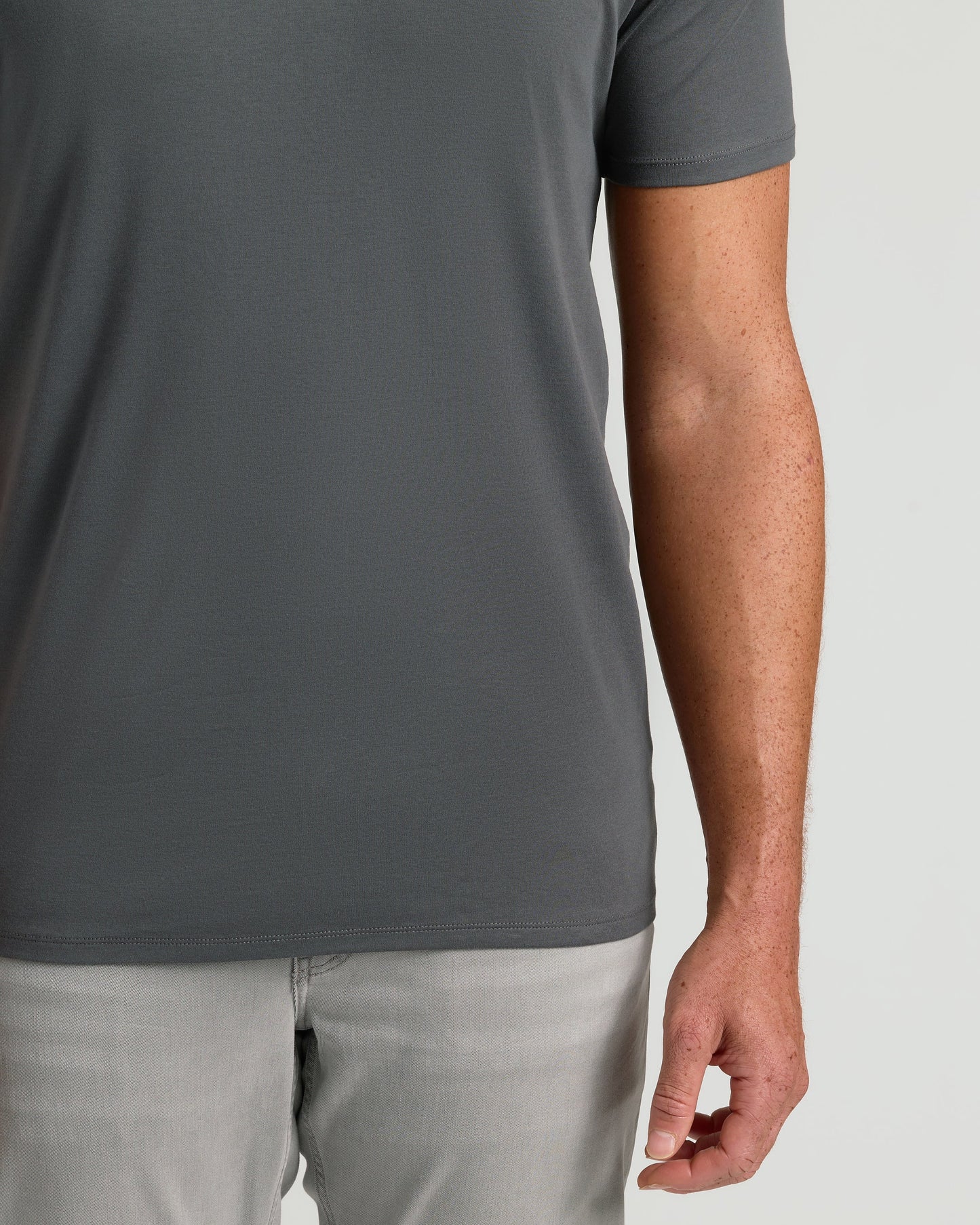 Carbon Tall Pima V-Neck