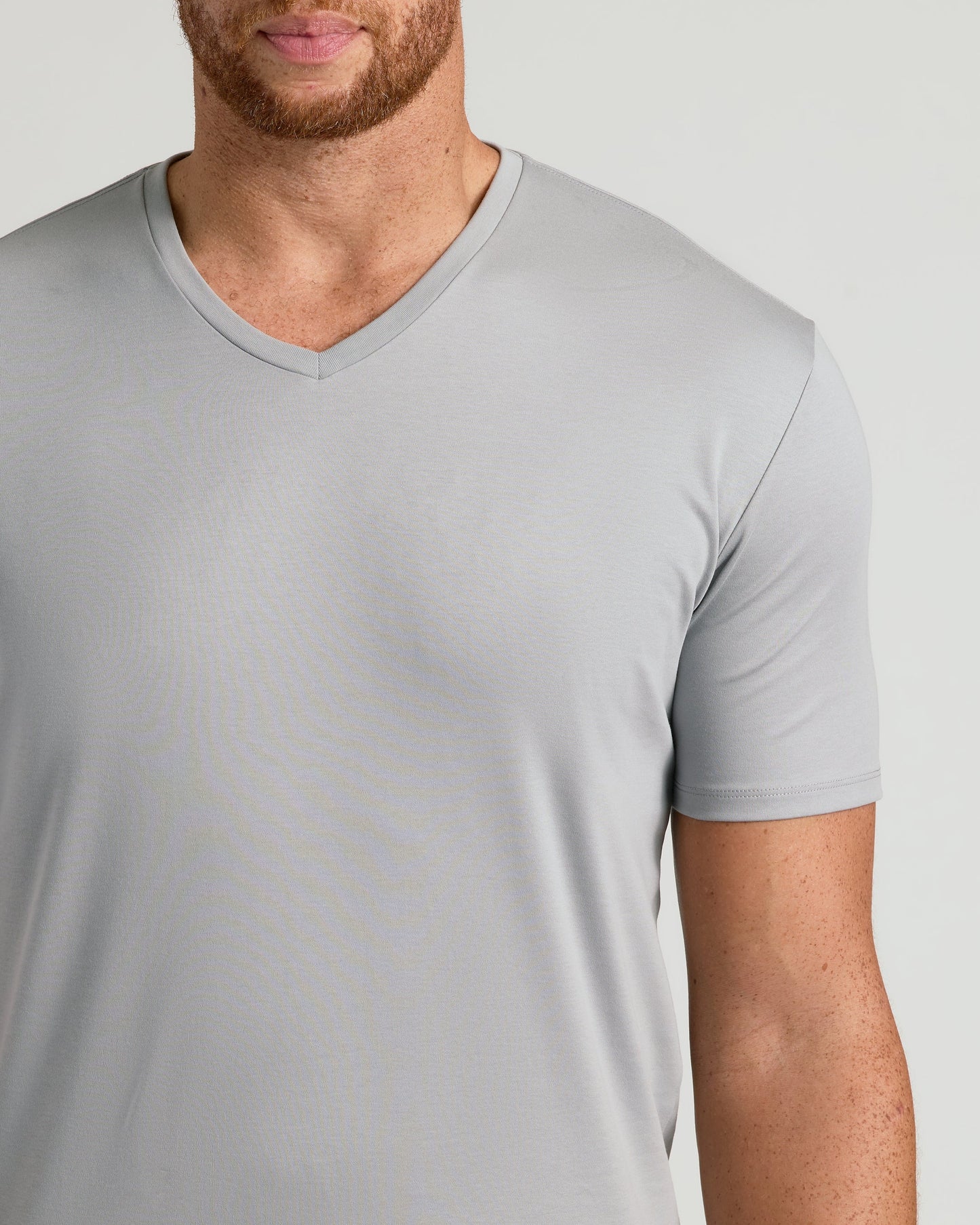 Steel Tall Pima V-Neck