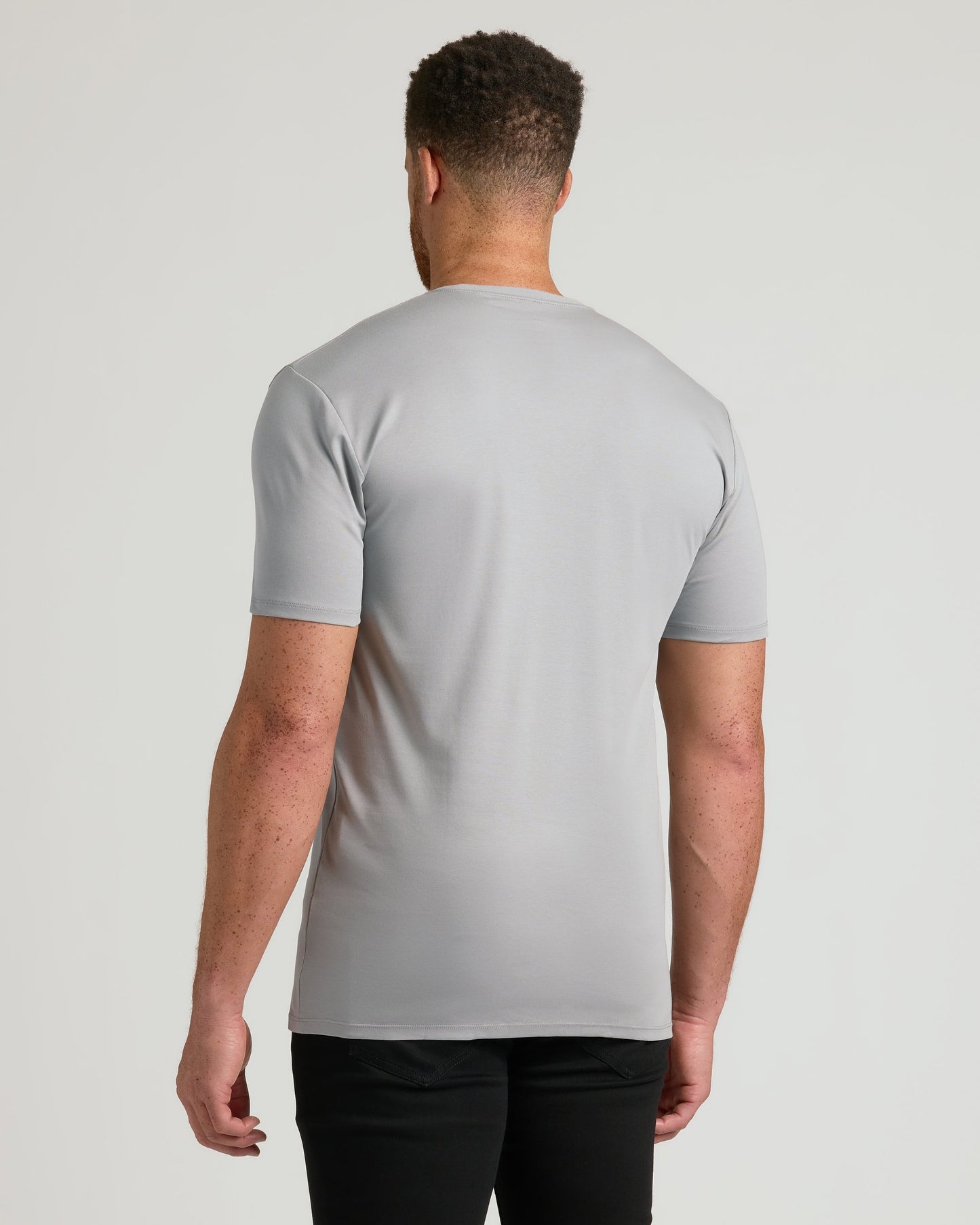 Steel Tall Pima V-Neck