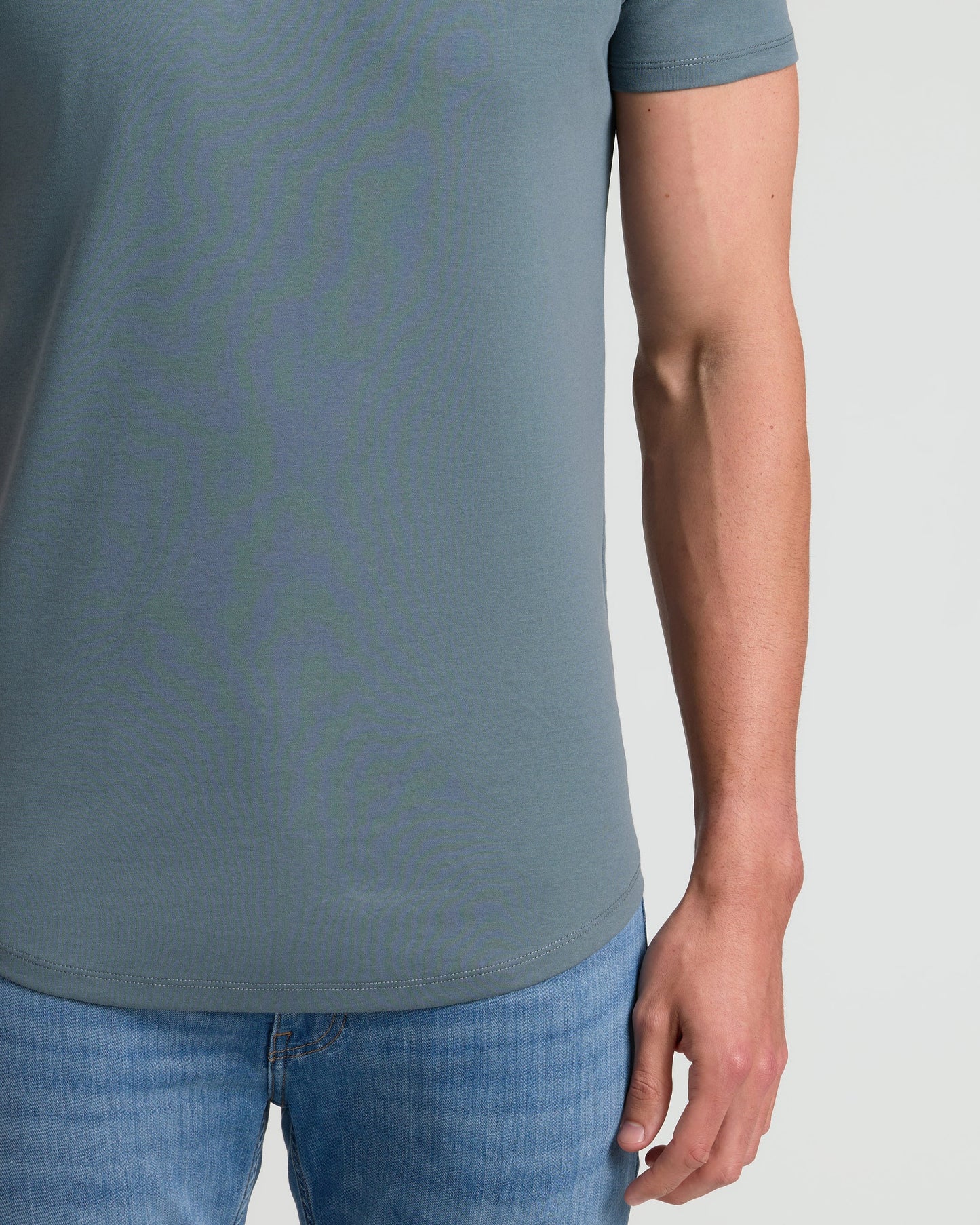 Tempest Tall Pima Crew Curved Hem