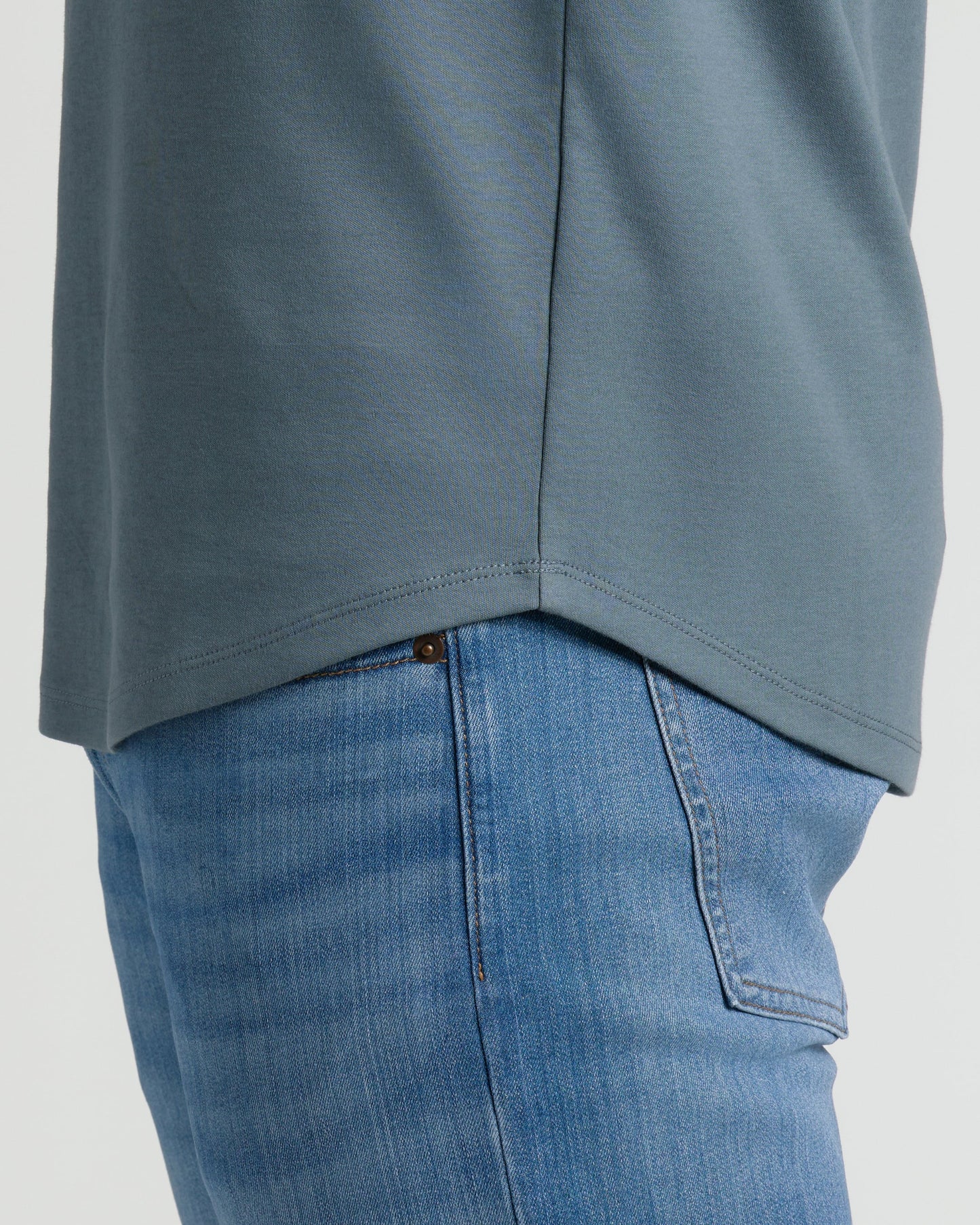 Tempest Tall Pima Crew Curved Hem