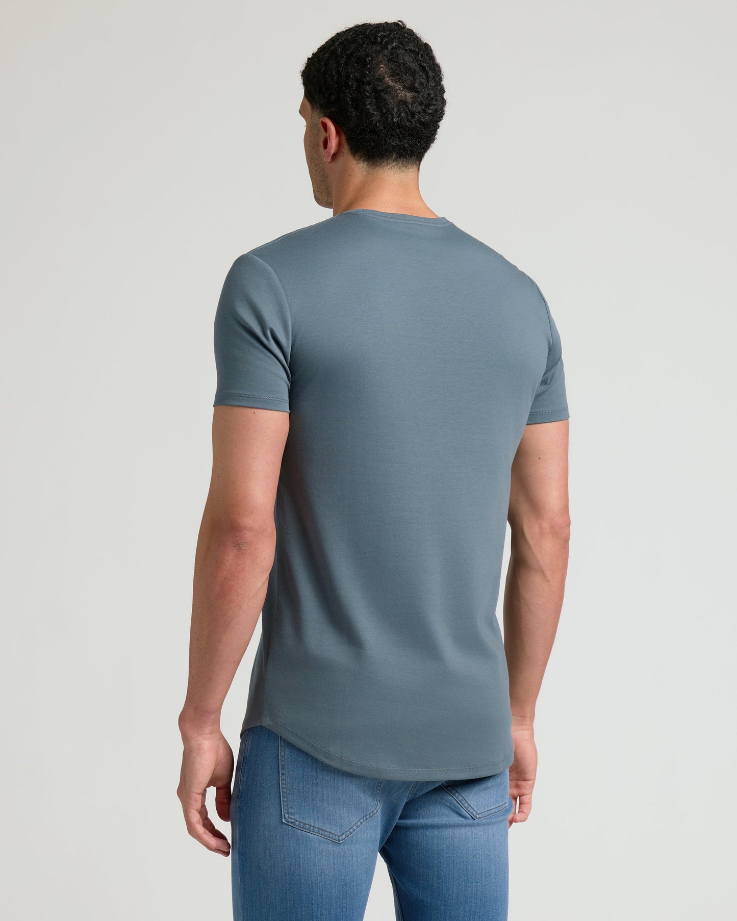 Tempest Tall Pima Crew Curved Hem