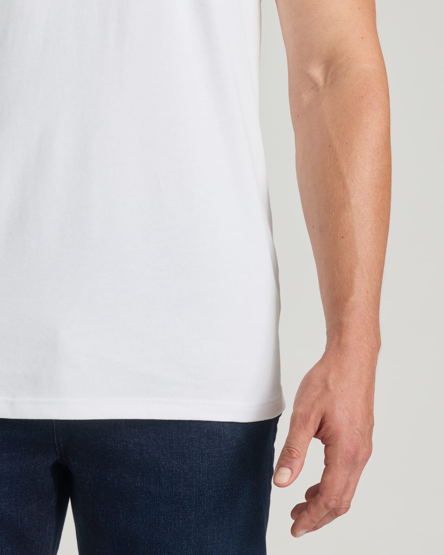 White Tall Heavyweight Pocket Crew