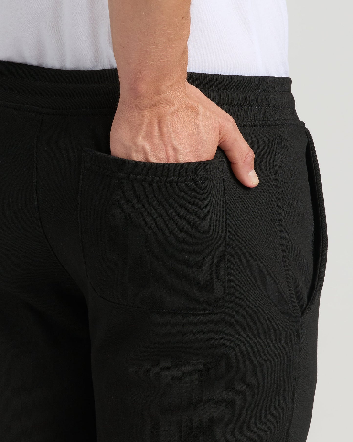 Black Tall Fleece French Terry Joggers
