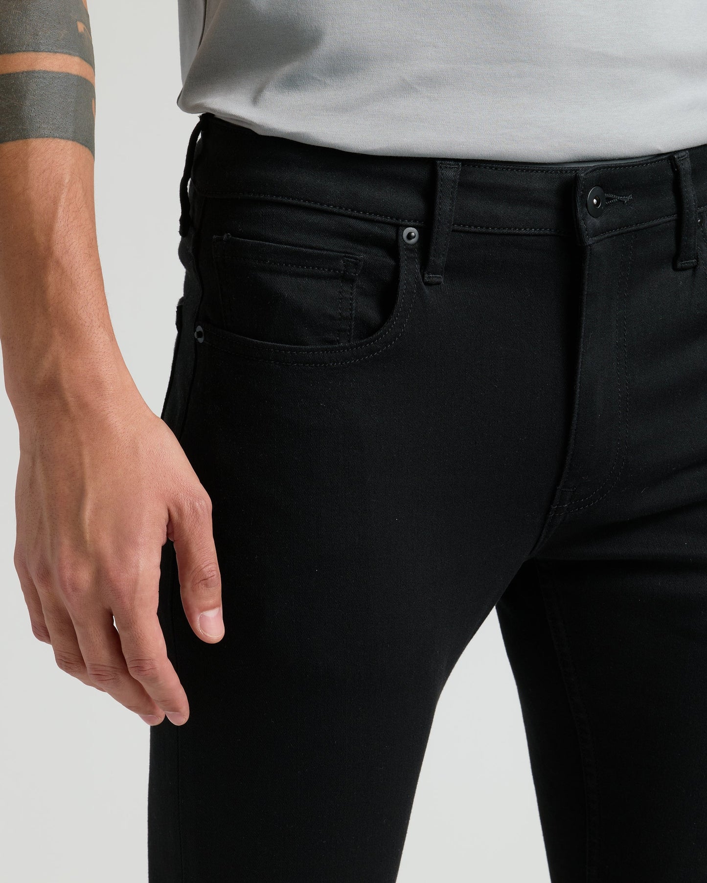 Black Wash Slim Comfort Stretch Jeans