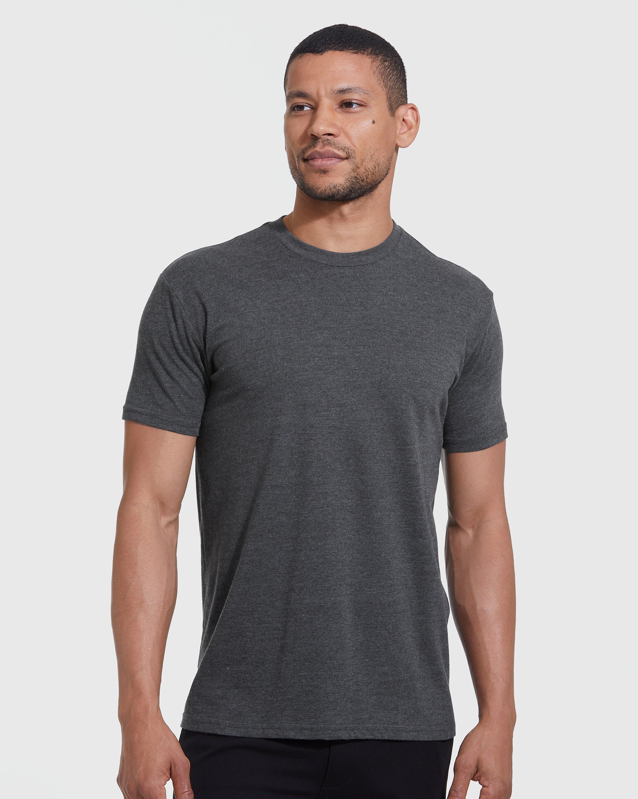 Heather Gray Crew Neck T-Shirt