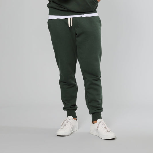 Hunter Green Fleece French Terry Joggers