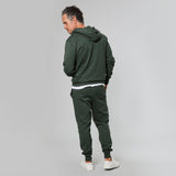 Hunter Green Fleece French Terry Joggers