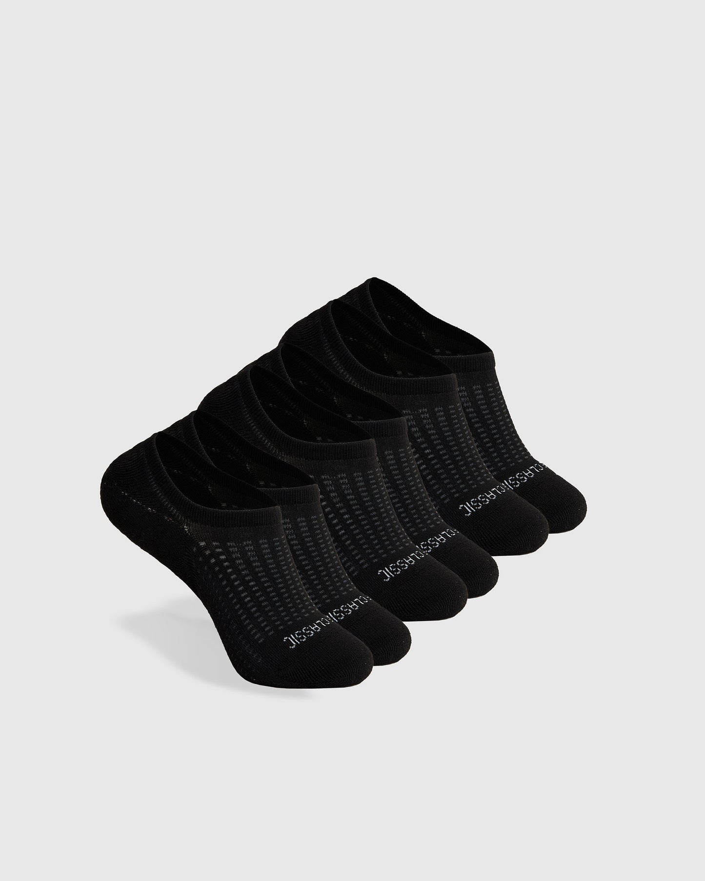Black Active Never Show Socks 3-Pack