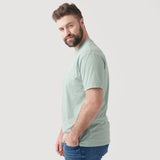 Heather Sage Short Sleeve Crew Neck Tee