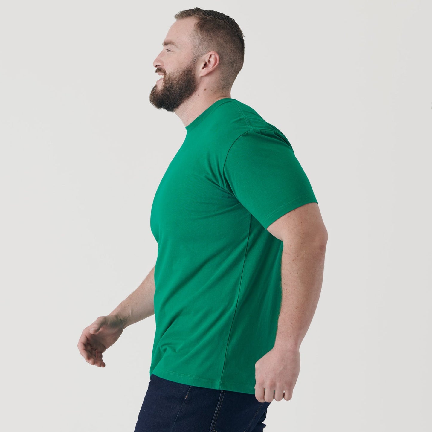 Kelly Green Short Sleeve Crew Neck Tee