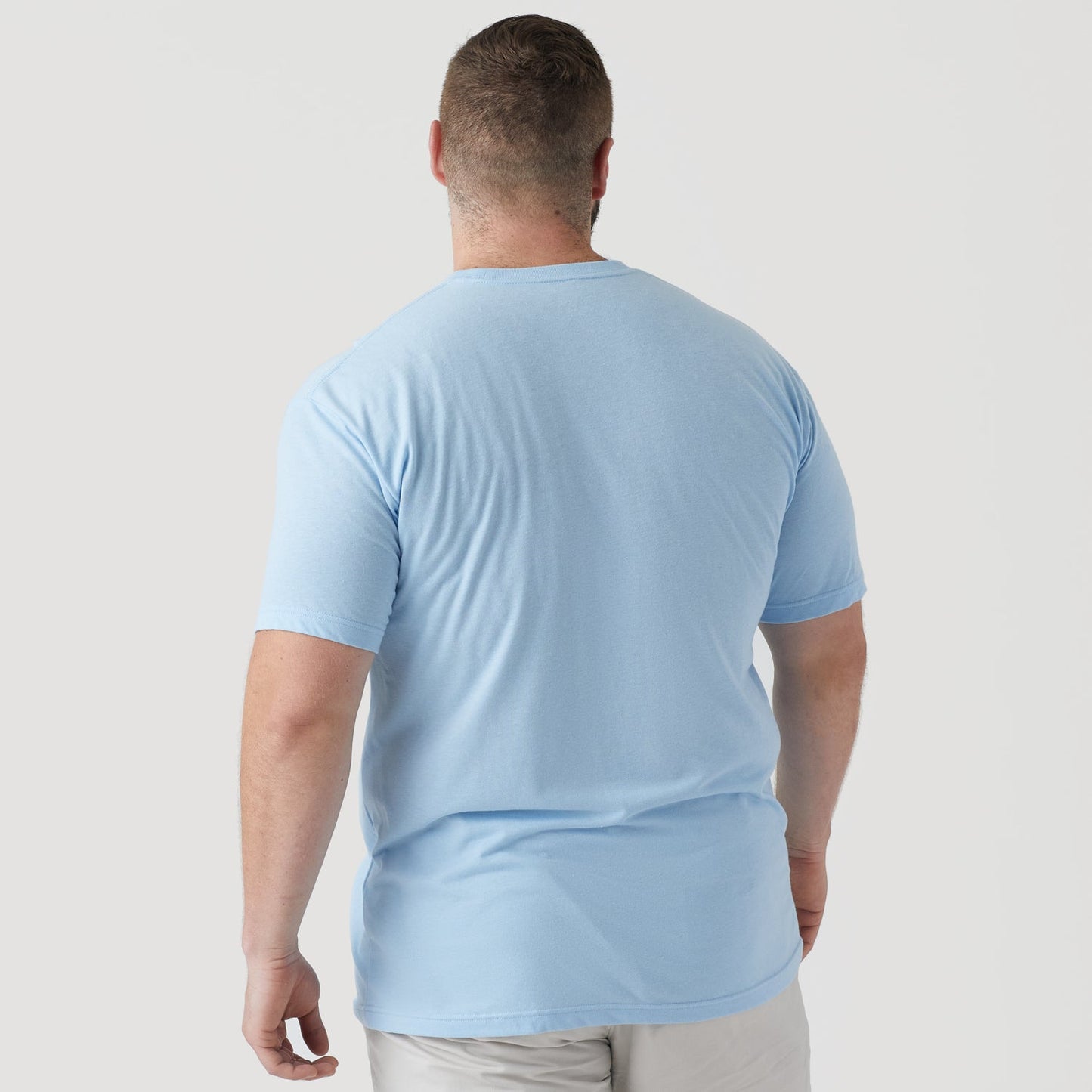 Oxford Blue Short Sleeve Crew Neck Tee
