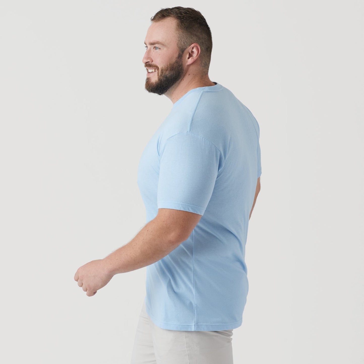 Oxford Blue Short Sleeve Crew Neck Tee