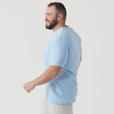 Oxford Blue Short Sleeve Crew Neck Tee