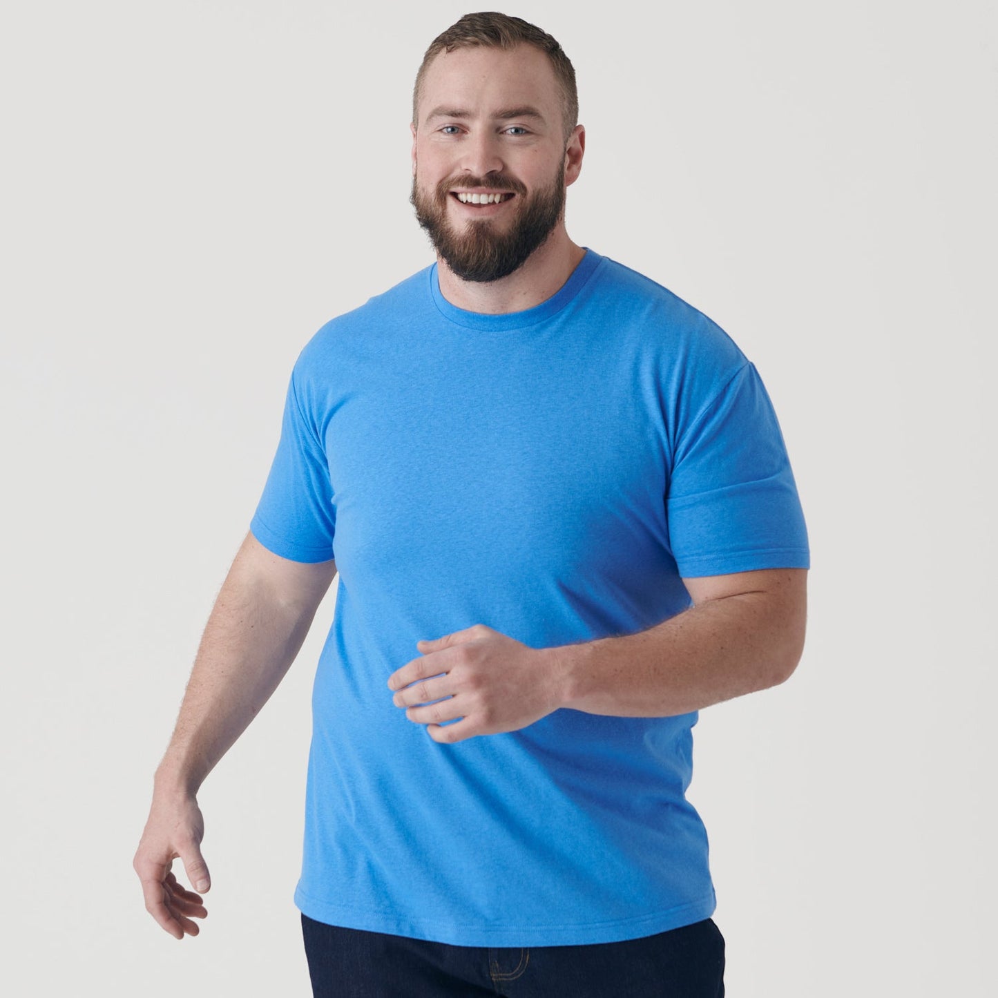 Periwinkle Blue Short Sleeve Crew Neck Tee