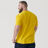 Yellow Short Sleeve Crew Neck Tee