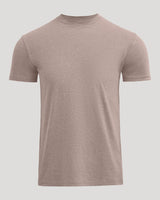 Dark Heather Truffle Classic Crew Neck